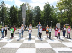 Играем в шахматы летом
